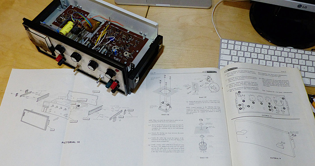 IG-5218 kit with step-by-step assembly manual